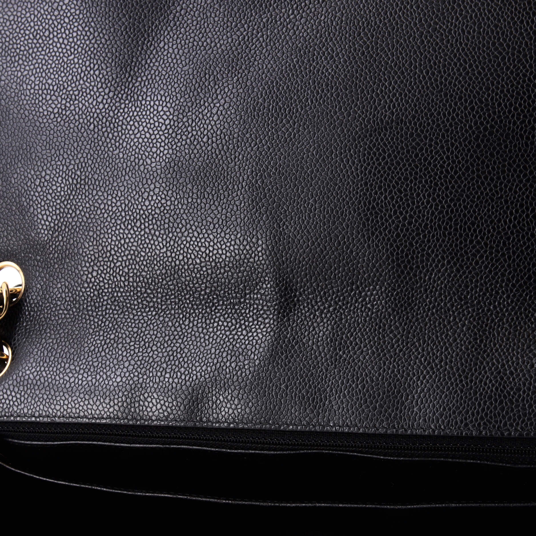 Classic Single Flap Bag Quilted Caviar Maxi