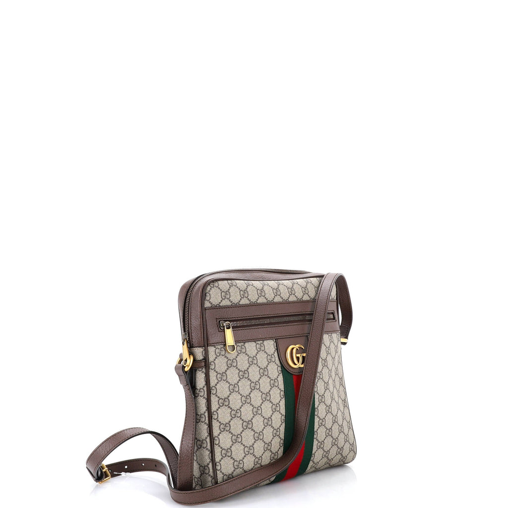 Ophidia Messenger Bag GG Coated Canvas Medium