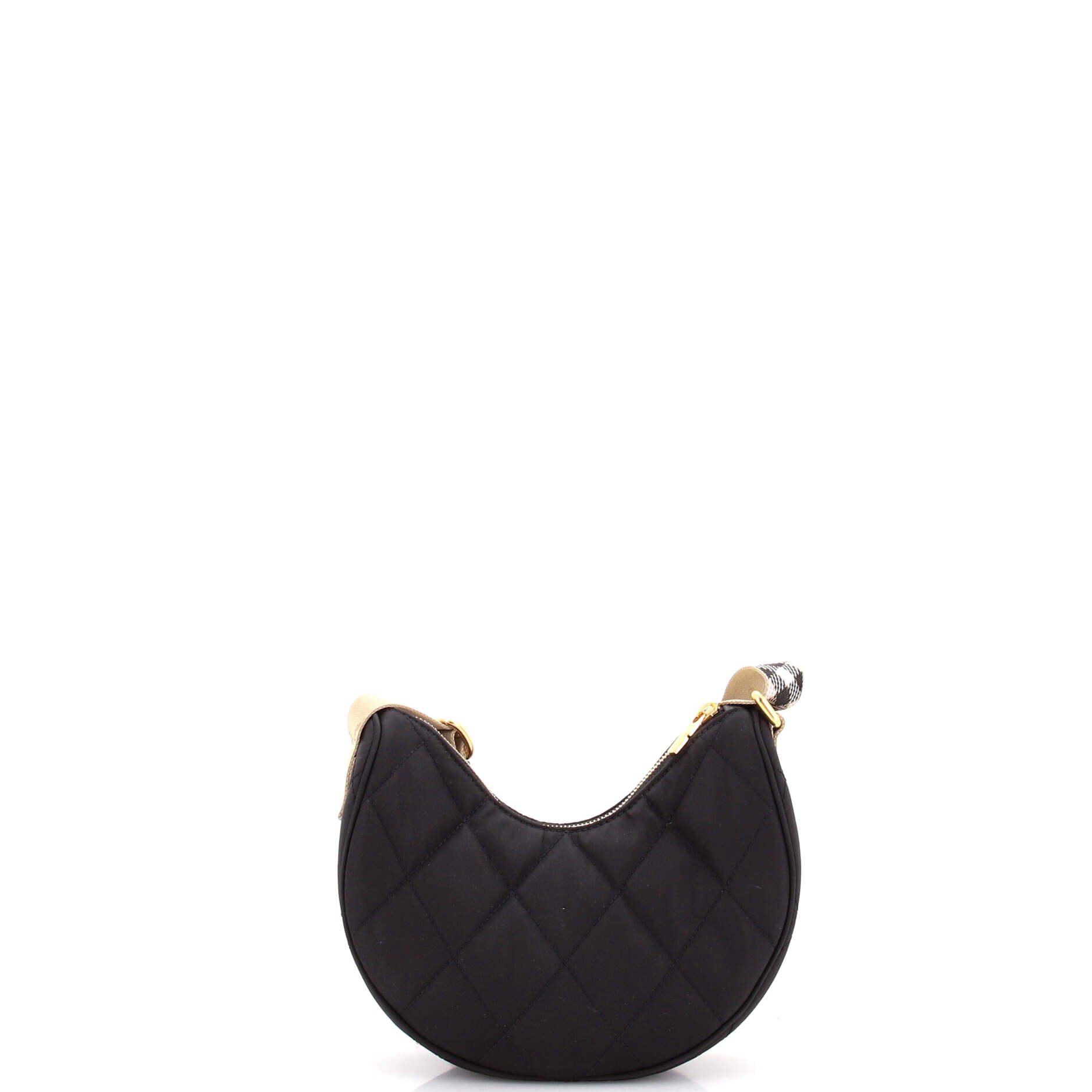 Horseshoe Crossbody Bag Quilted Nylon