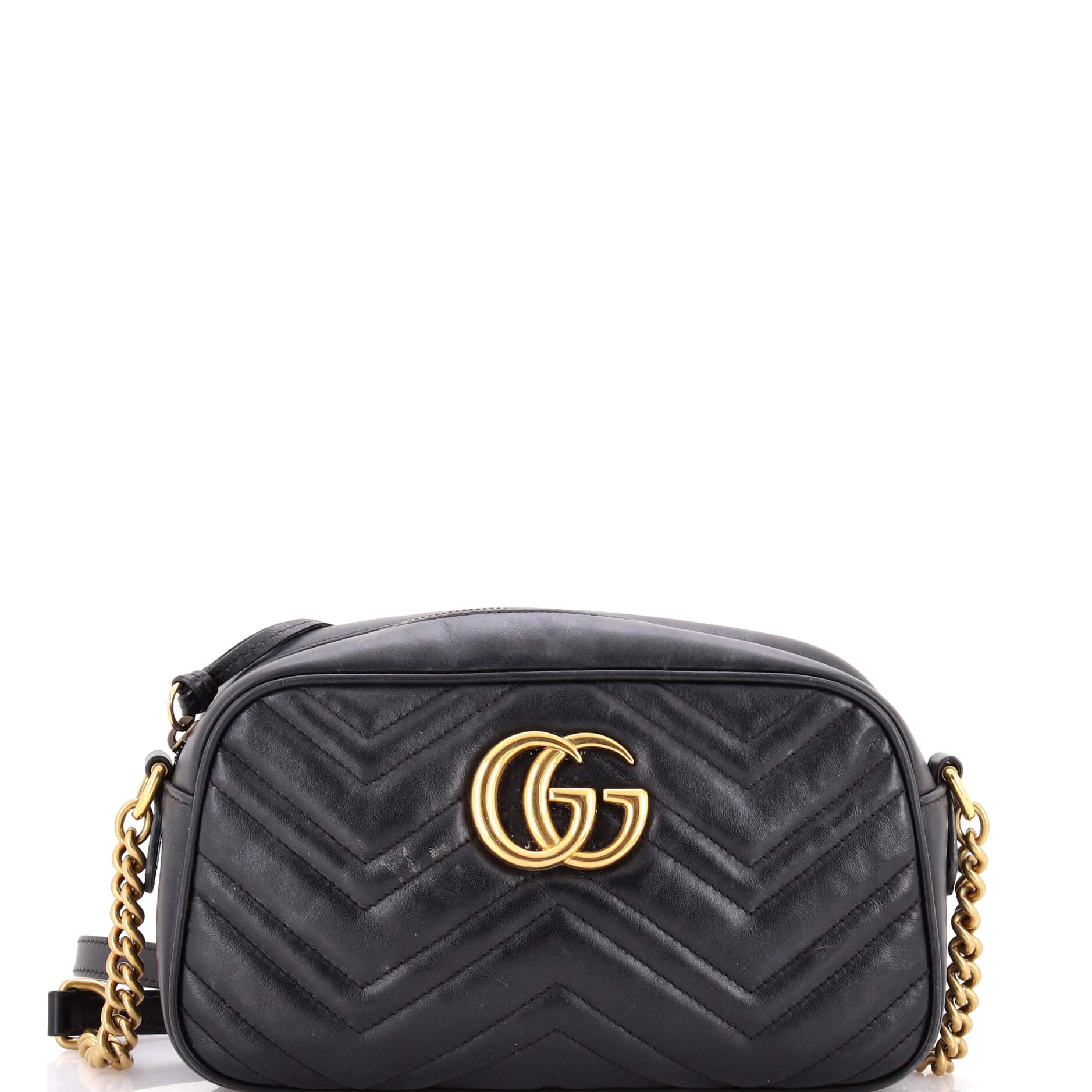 GG Marmont Shoulder Bag Matelasse Leather Small