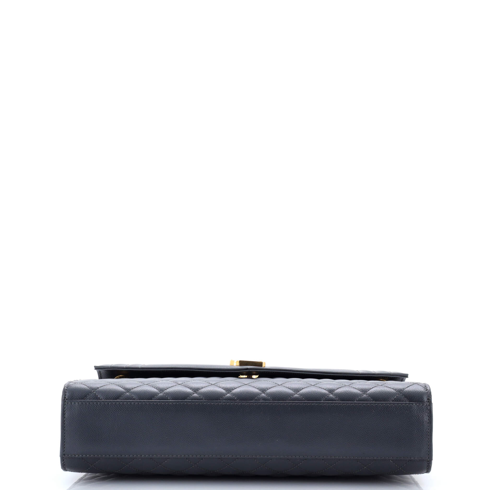 Classic Monogram Envelope Satchel Mixed Matelasse Leather Large