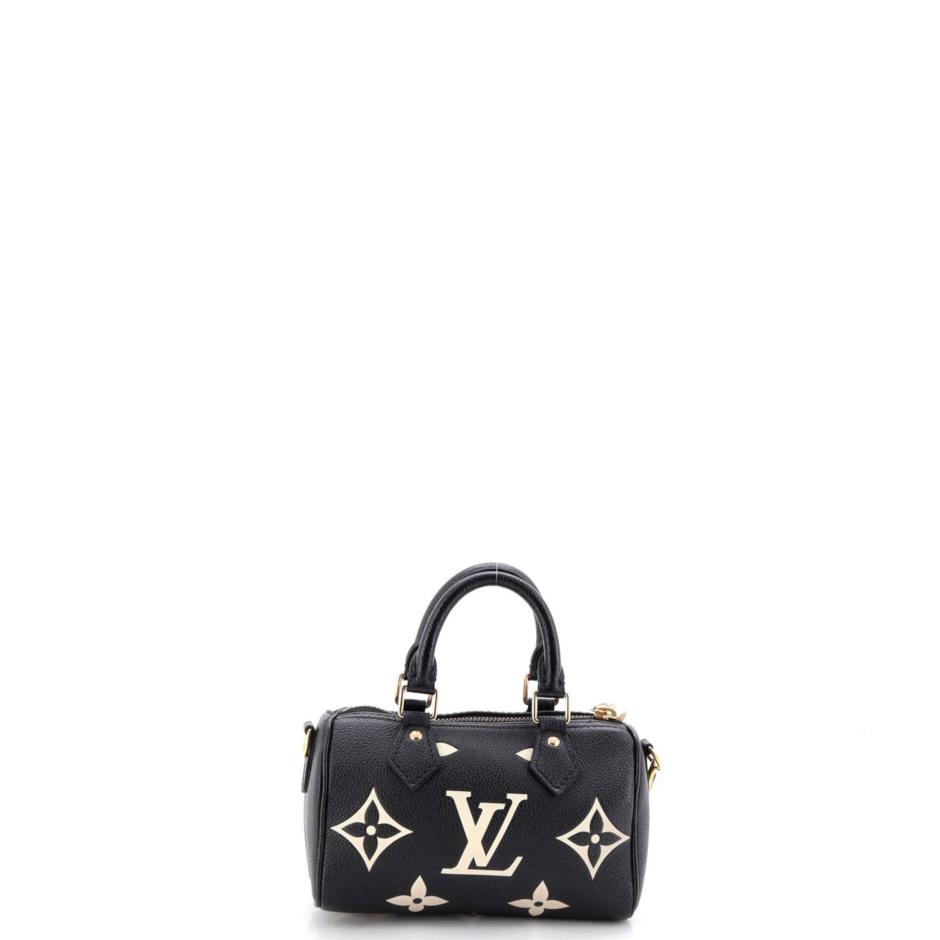 Speedy Bandouliere NM Bag Bicolor Monogram Empreinte Giant Nano