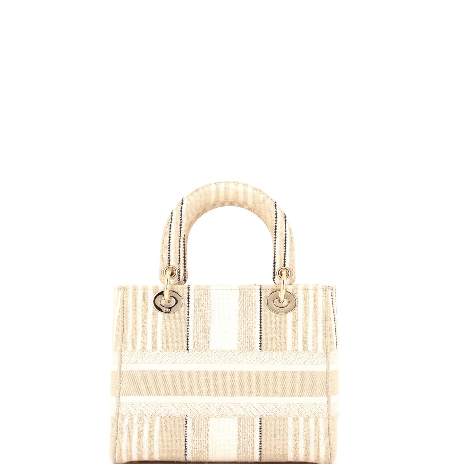 Lady D-Lite Bag Embroidered Canvas Medium