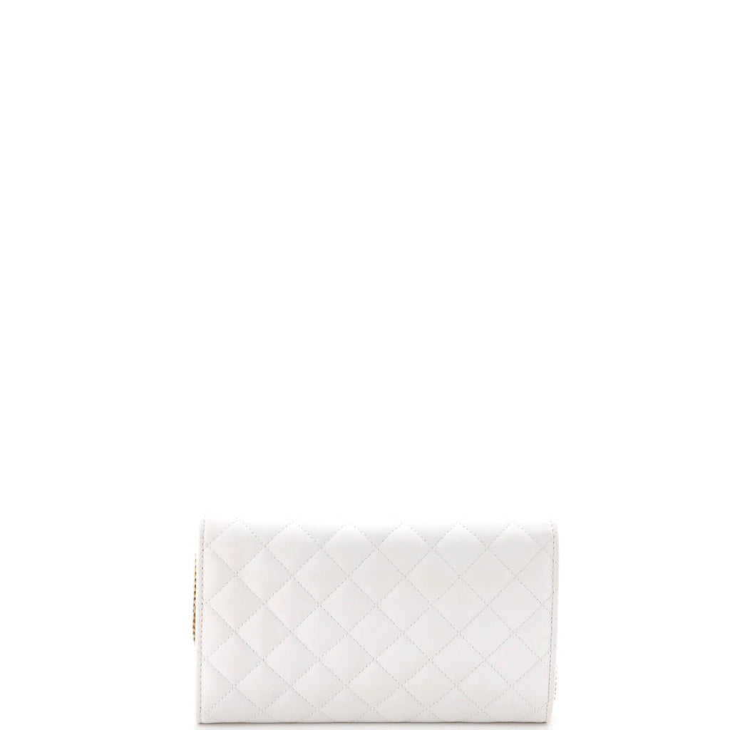 Icon Wallet on Chain Quilted Leather