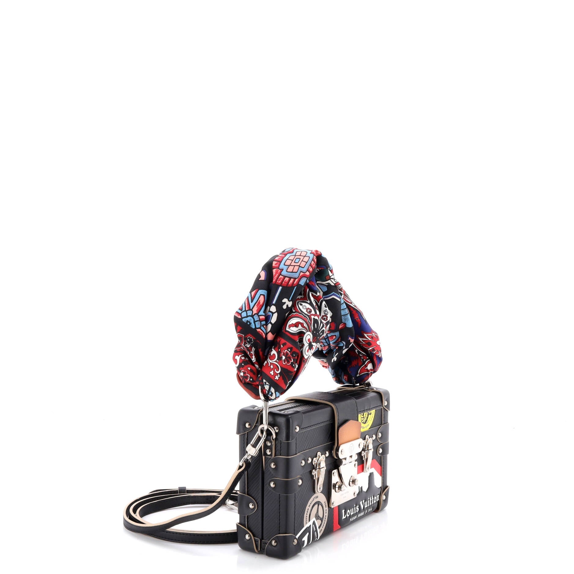 Petite Malle Handbag Limited Edition World Tour Epi Leather