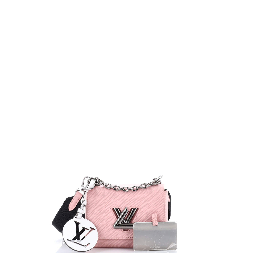 Sporty Twist Handbag Epi Leather with Logo Jacquard Strap PM