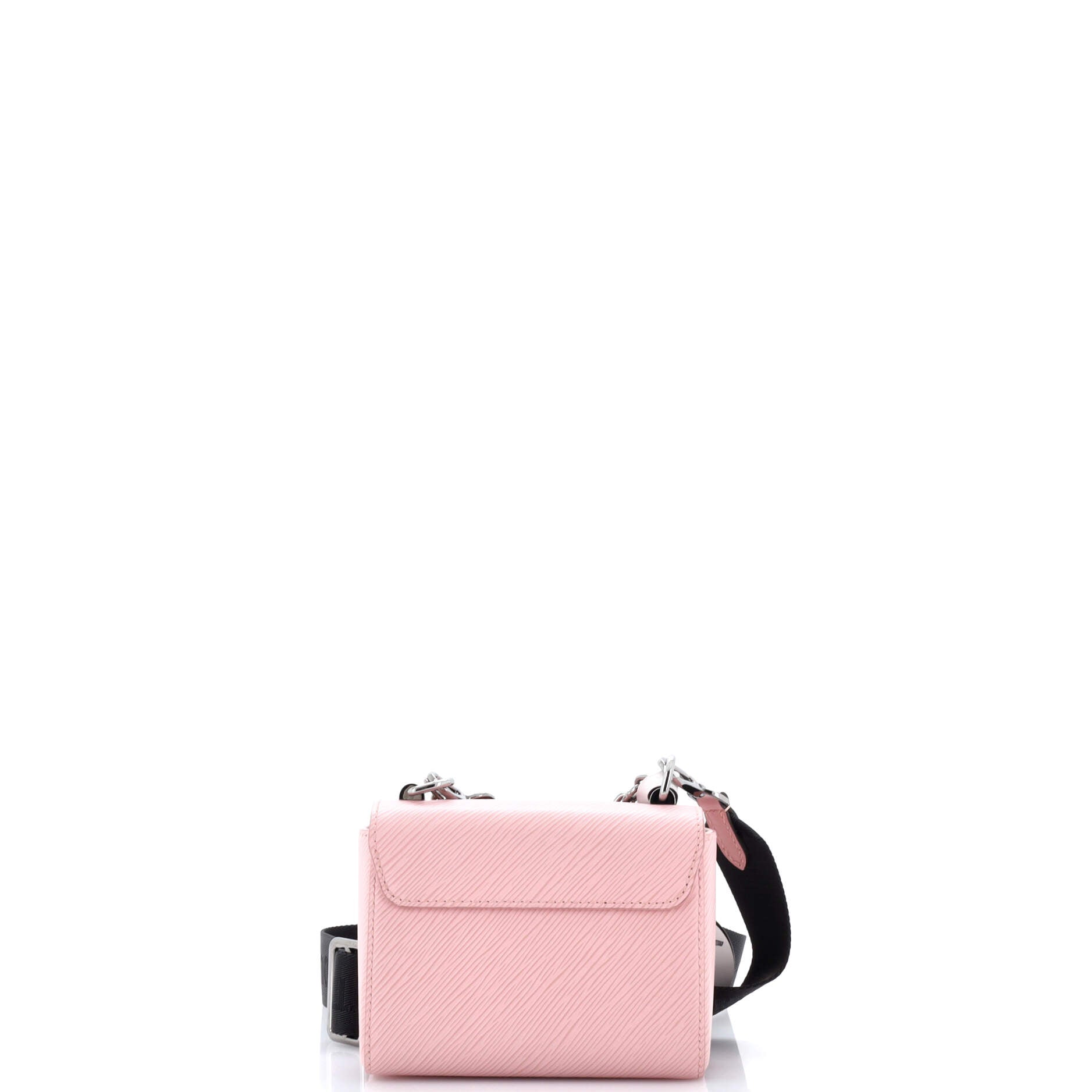 Sporty Twist Handbag Epi Leather with Logo Jacquard Strap PM