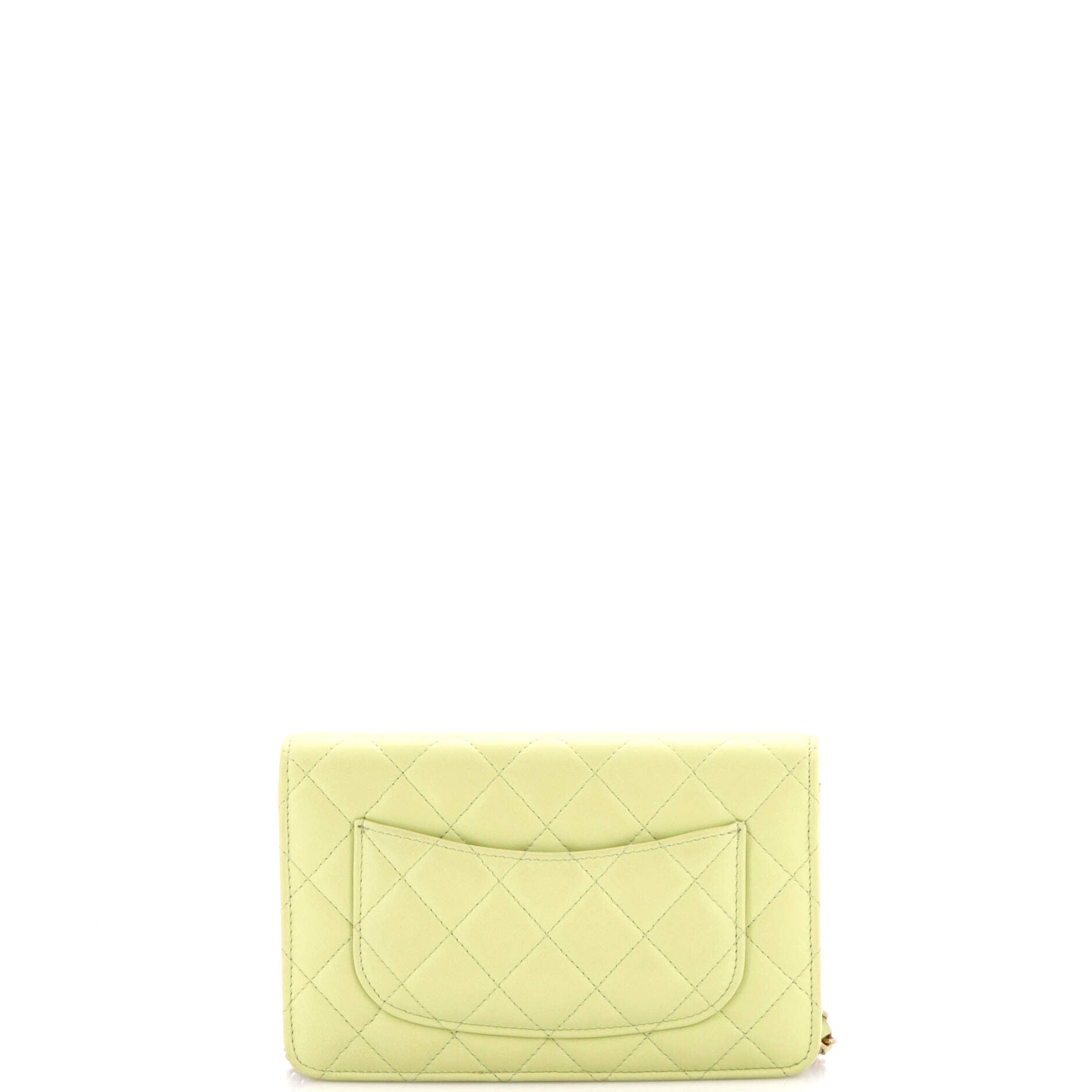 Wallet on Chain Quilted Lambskin