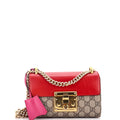 Padlock Shoulder Bag GG Coated Canvas and Leather Small