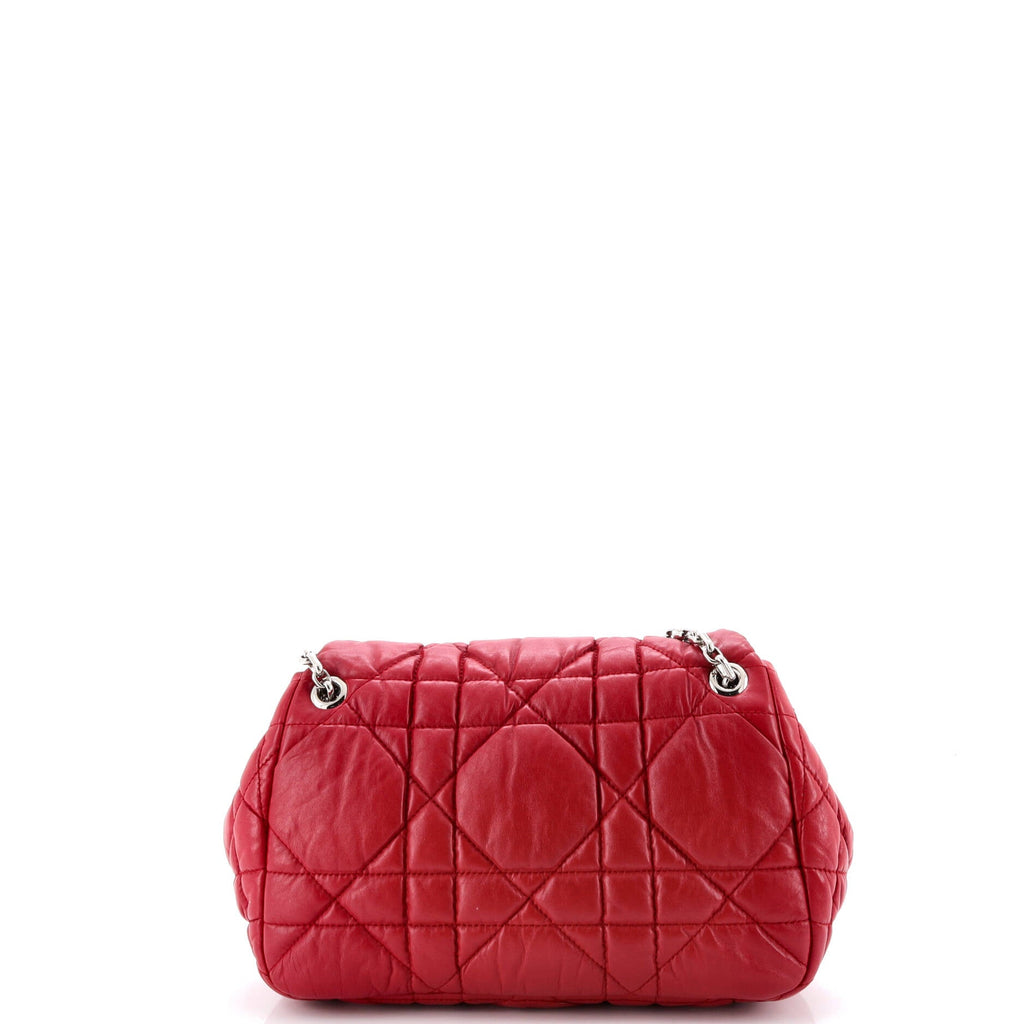 Milly La Foret Handbag Cannage Quilt Lambskin Small