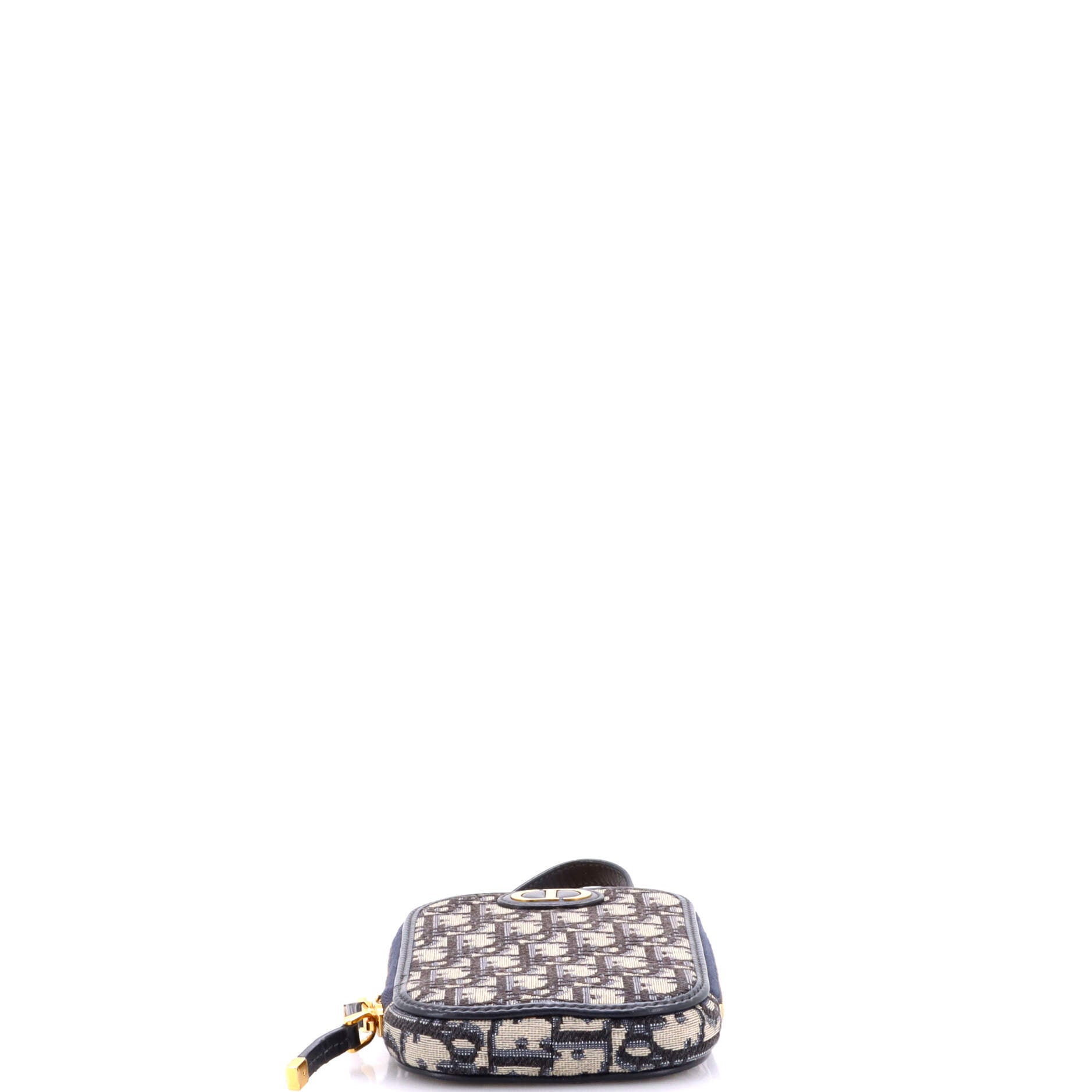 30 Montaigne Phone Holder on Chain Oblique Canvas