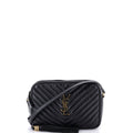 Lou Camera Bag Matelasse Chevron Leather Small