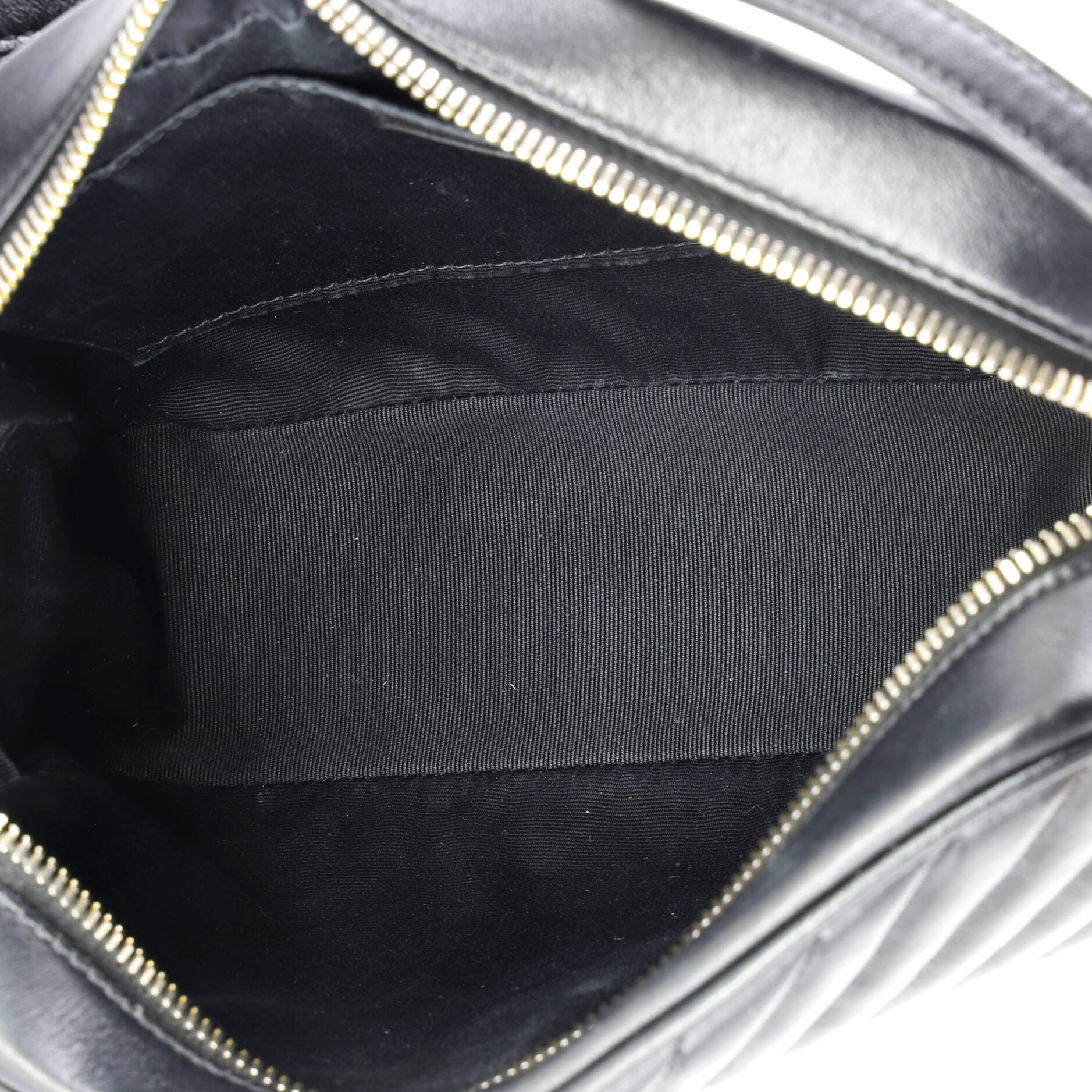 Lou Camera Bag Matelasse Chevron Leather Small