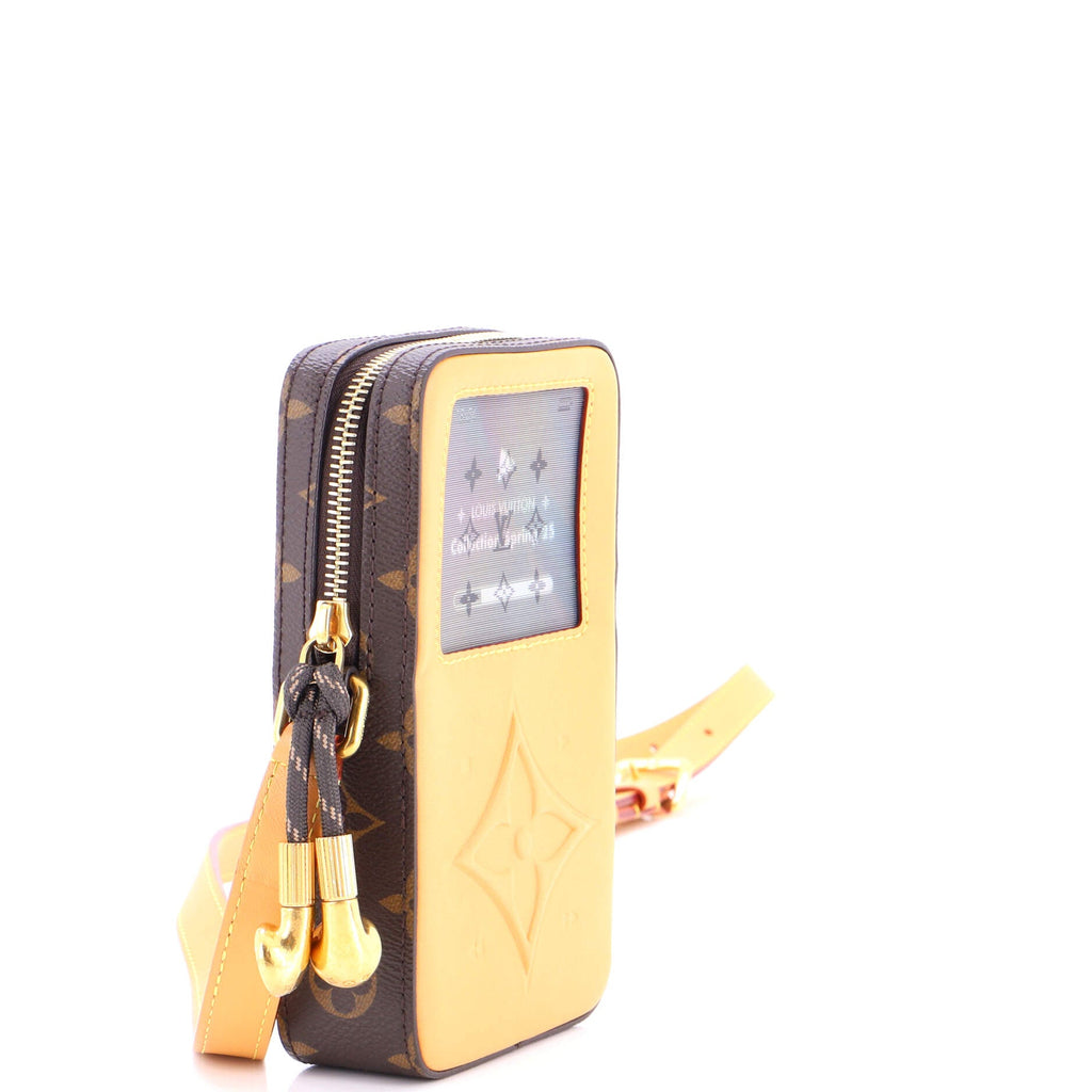 Music Player Wearable Wallet Monogram Canvas and Leather