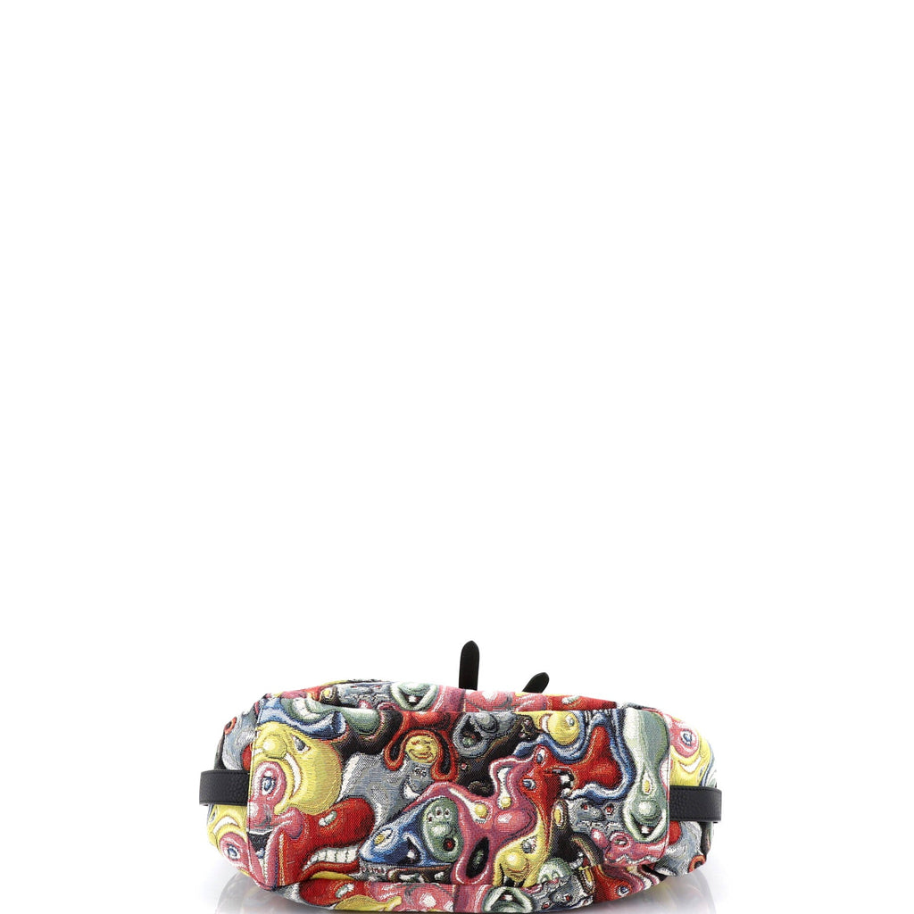Kenny Scharf Saddle Soft Bag Jacquard Printed Canvas