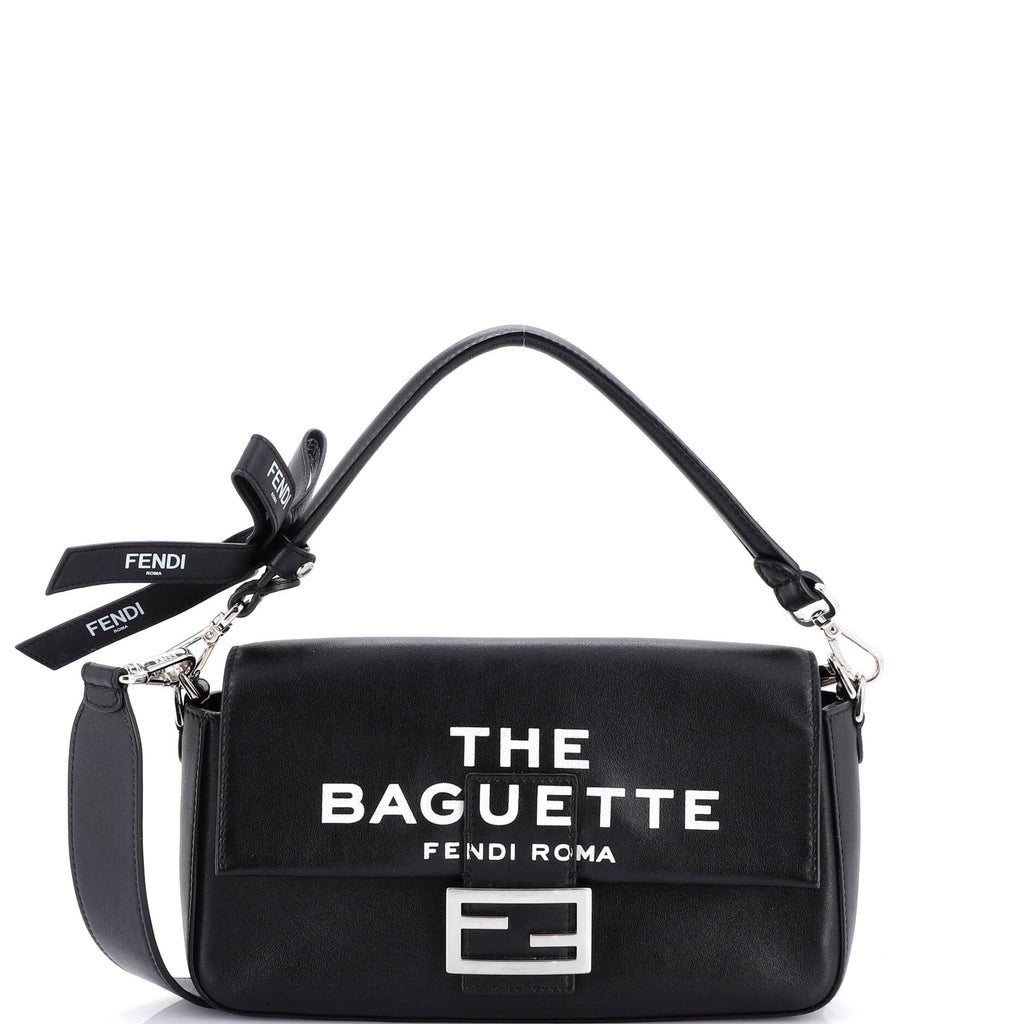 x Marc Jacobs Bow Baguette NM Bag Printed Leather Medium