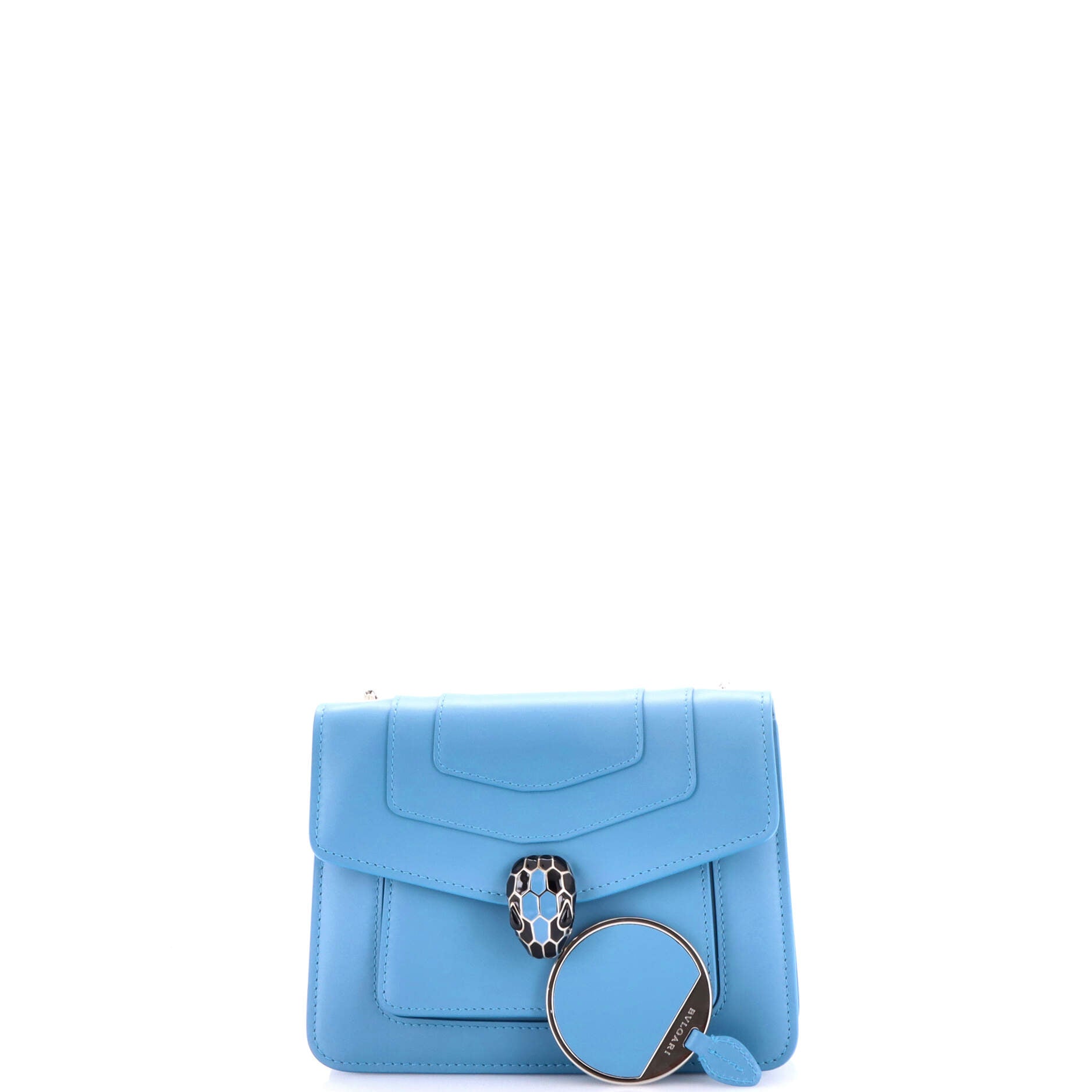 Serpenti Forever Square Shoulder Bag Leather Small