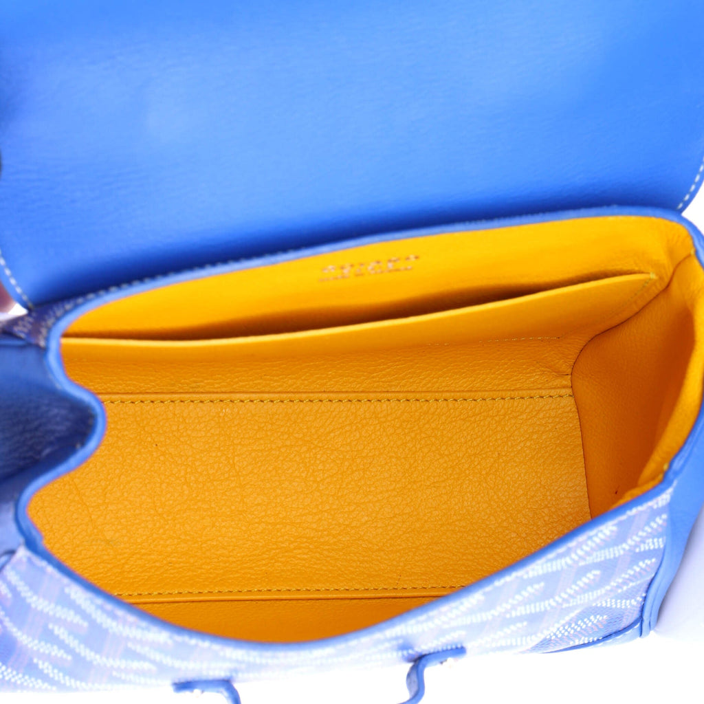 Saigon Top Handle Bag Coated Canvas with Leather Mini