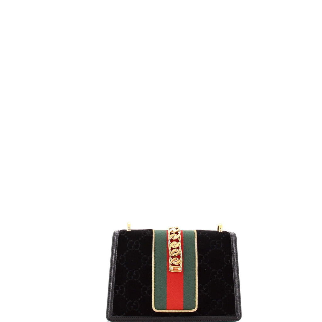 Sylvie Shoulder Bag GG Velvet Small