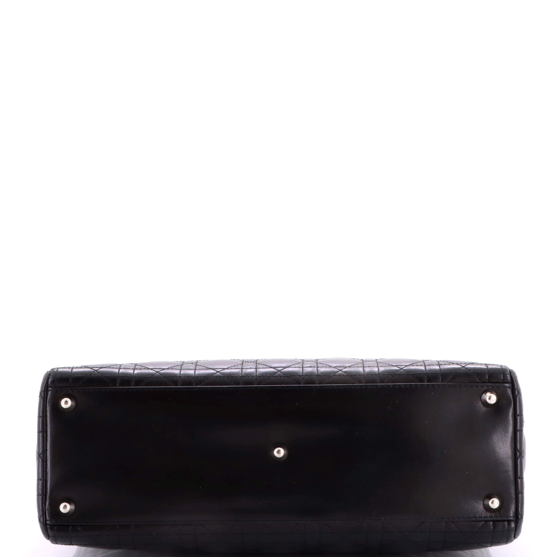 Lady Dior Bag Cannage Quilt Lambskin Large
