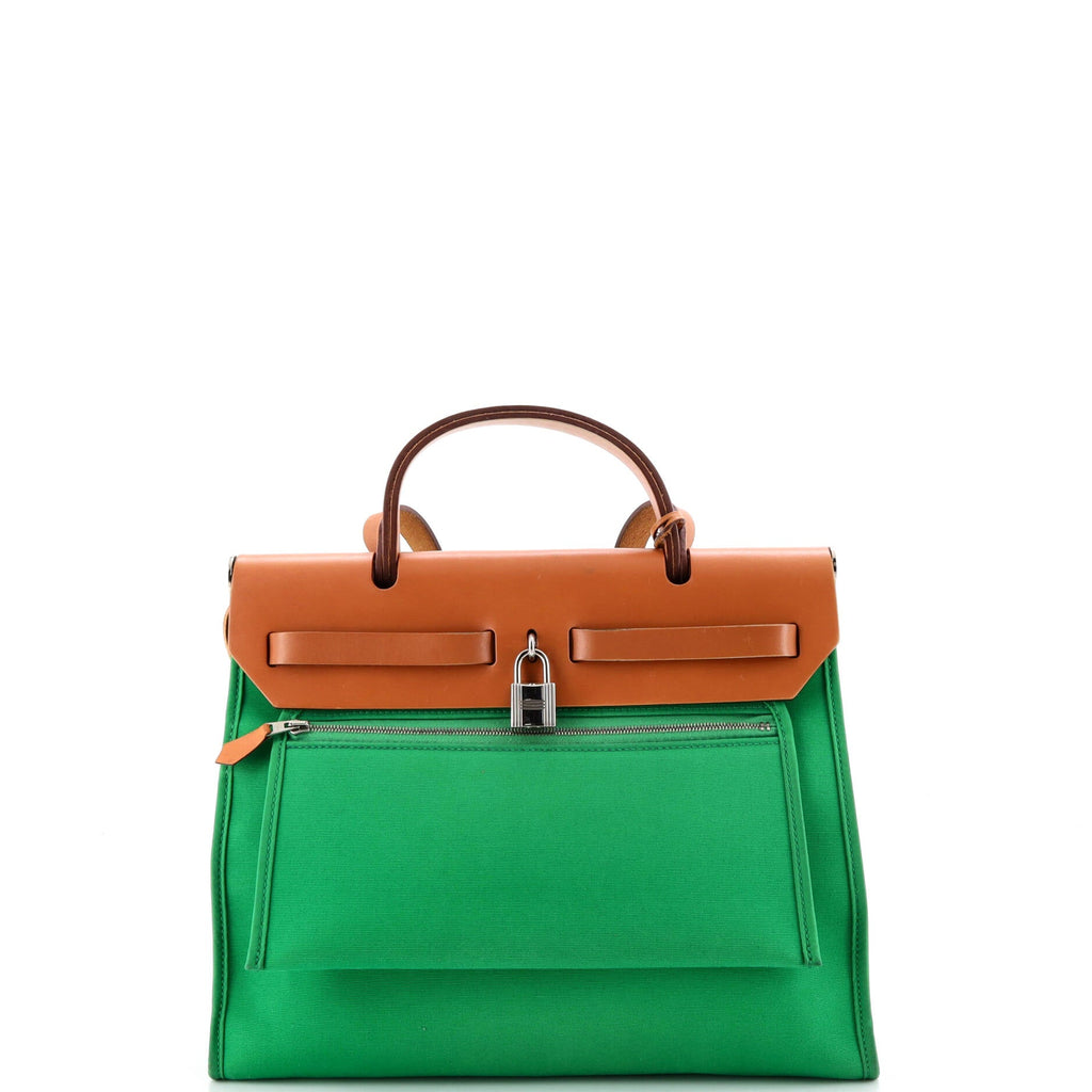 Herbag Zip Berline Vache Canvas and Leather 31