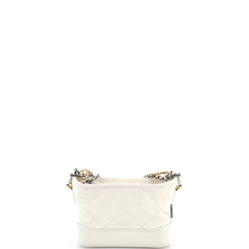 Gabrielle Hobo Quilted Aged Calfskin Small