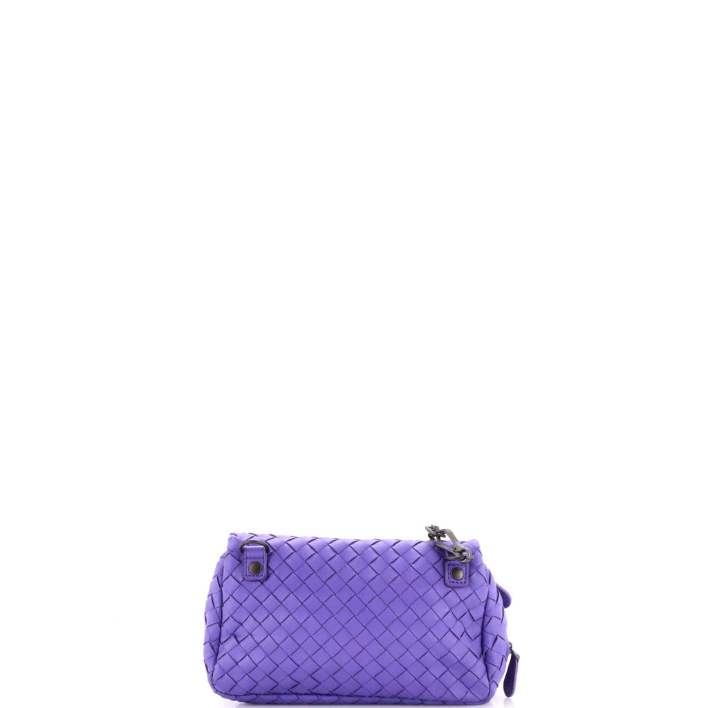 Expandable Chain Crossbody Bag Intrecciato Nappa Small