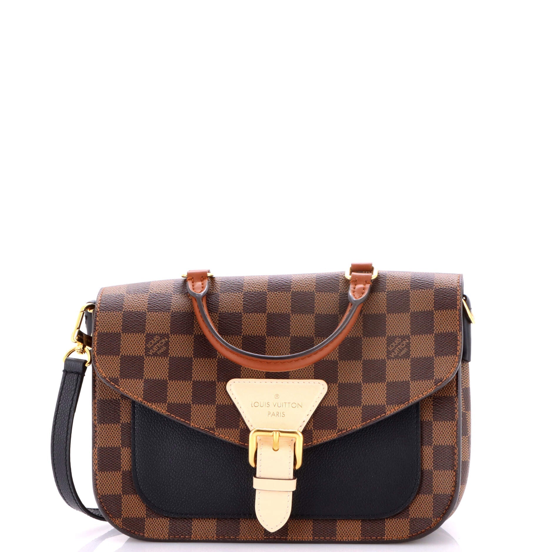 Beaumarchais Handbag Damier with Leather