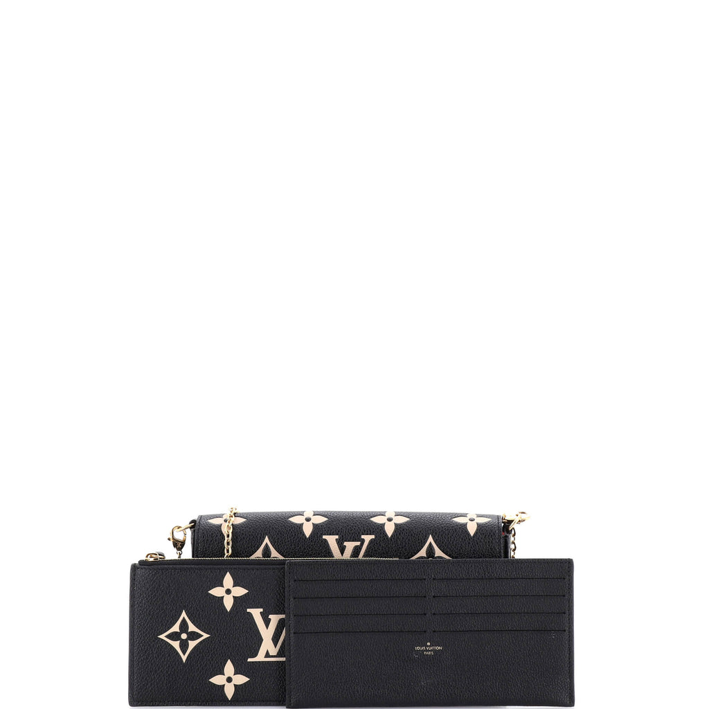 Felicie Pochette Bicolor Monogram Empreinte Giant