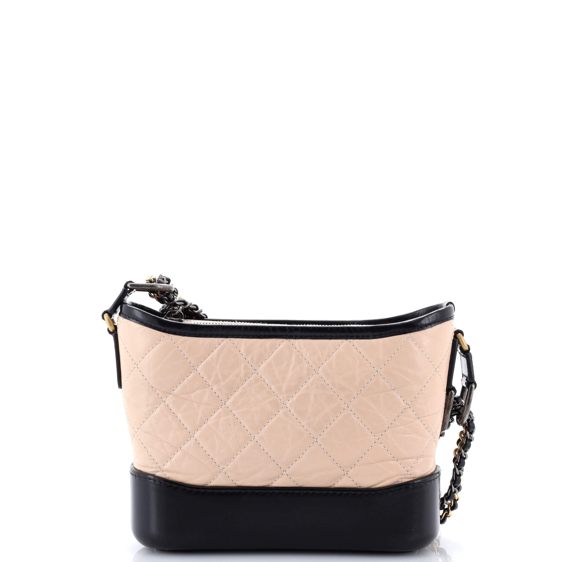 Gabrielle Hobo Quilted Aged Calfskin Small