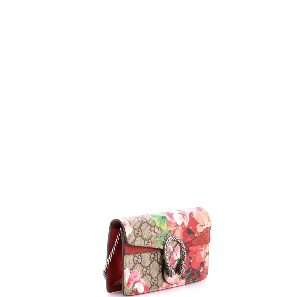 Dionysus Bag Blooms Print GG Coated Canvas Super Mini