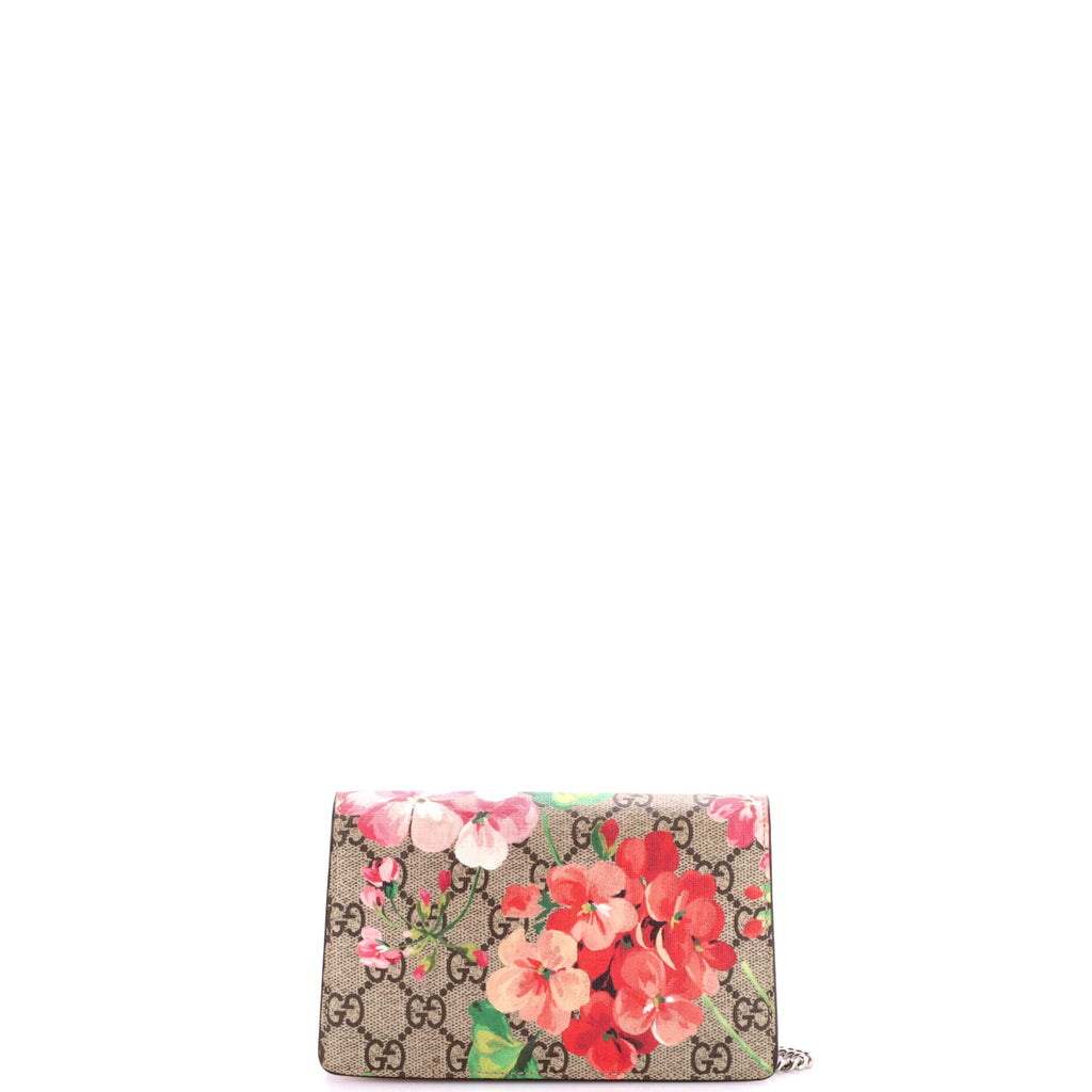 Dionysus Bag Blooms Print GG Coated Canvas Super Mini