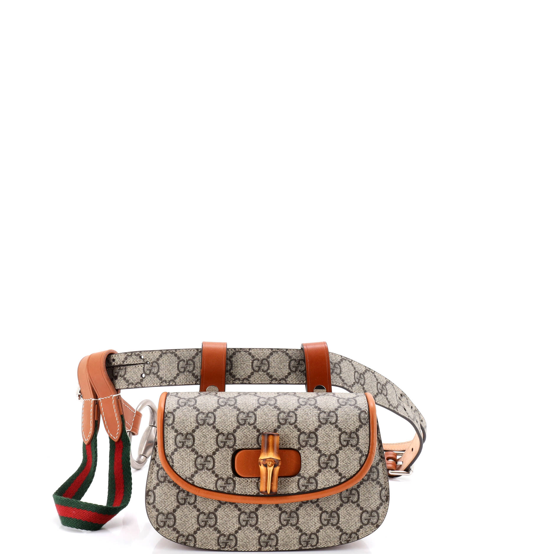 Bamboo 1947 Belt Bag GG Coated Canvas Mini