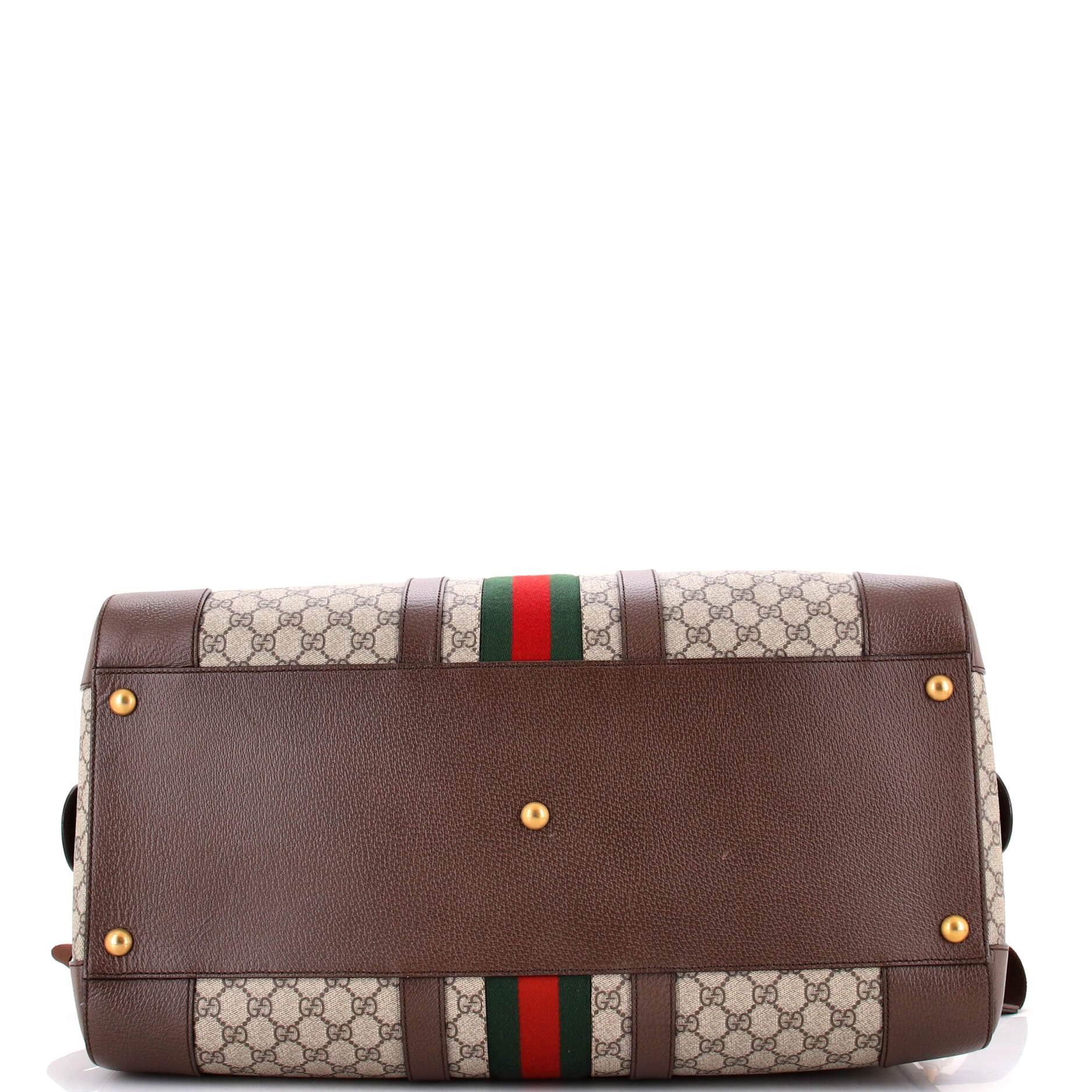 Savoy Web Convertible Duffle Bag GG Coated Canvas Large