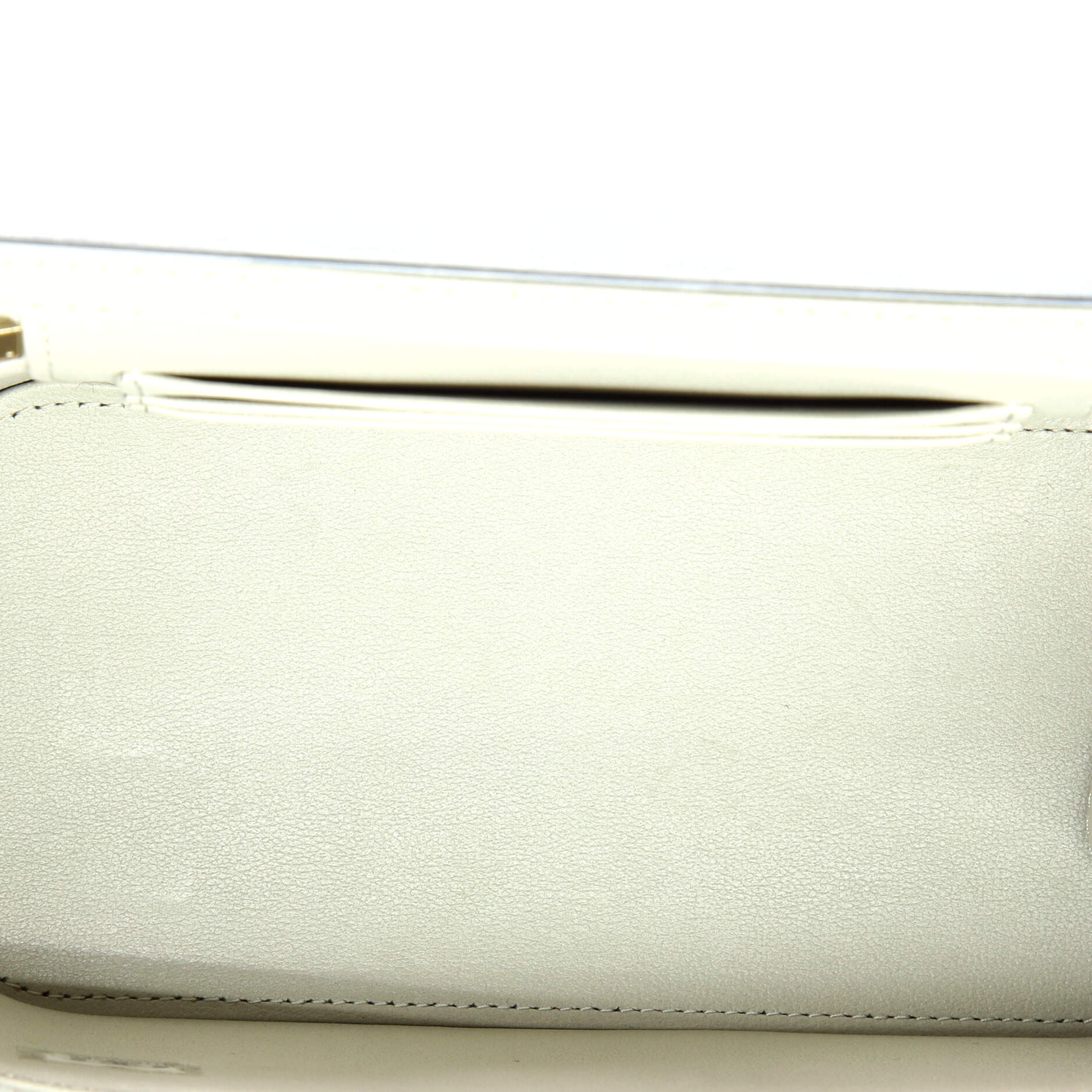 Pillow Crush Vanity Case with Chain Quilted Lambskin
