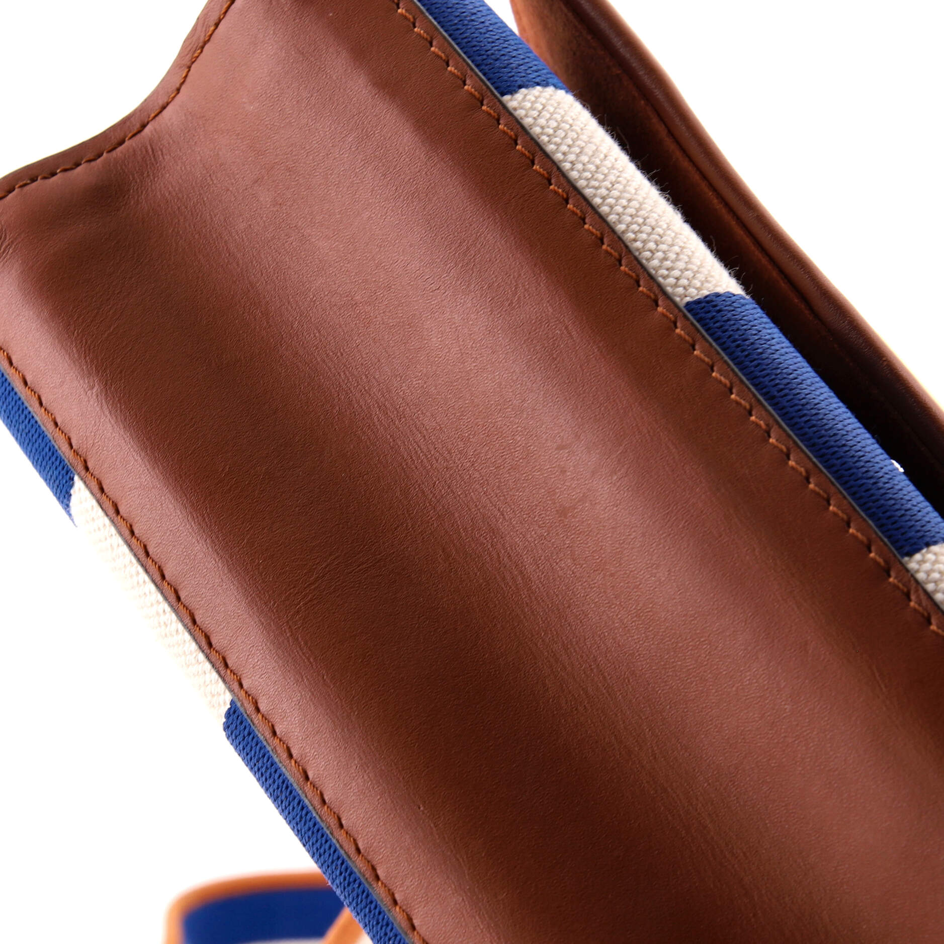 Twist Handbag Limited Edition Embroidered Stripe Canvas MM