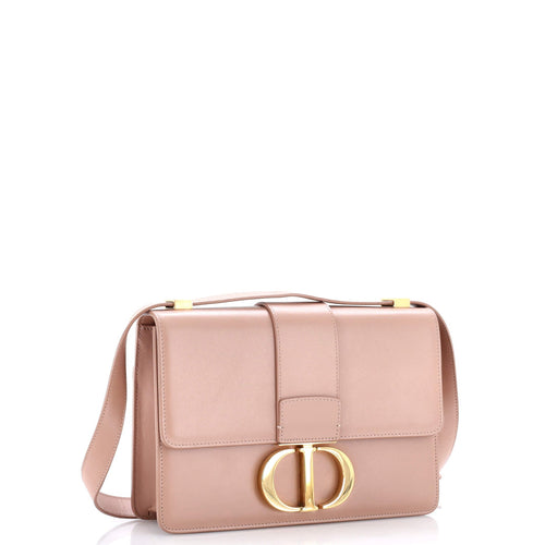 30 Montaigne Flap Bag Leather