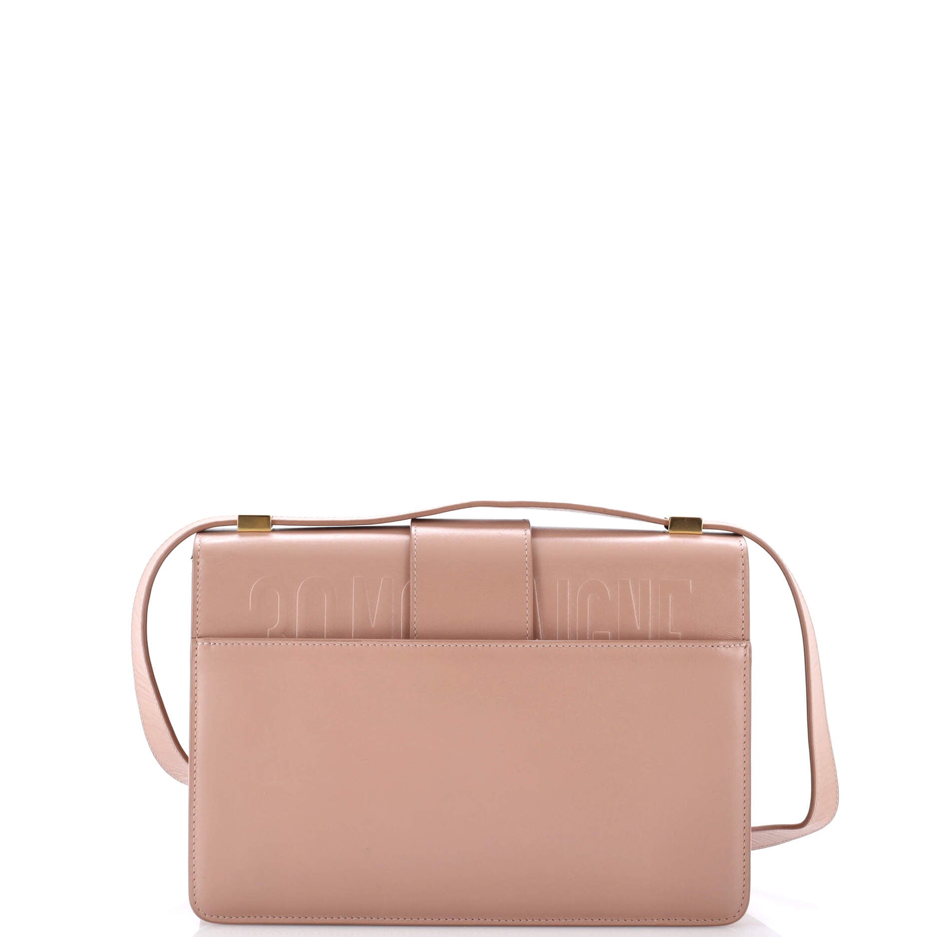 30 Montaigne Flap Bag Leather