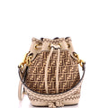 Mon Tresor Bucket Bag Zucca Suede Mini
