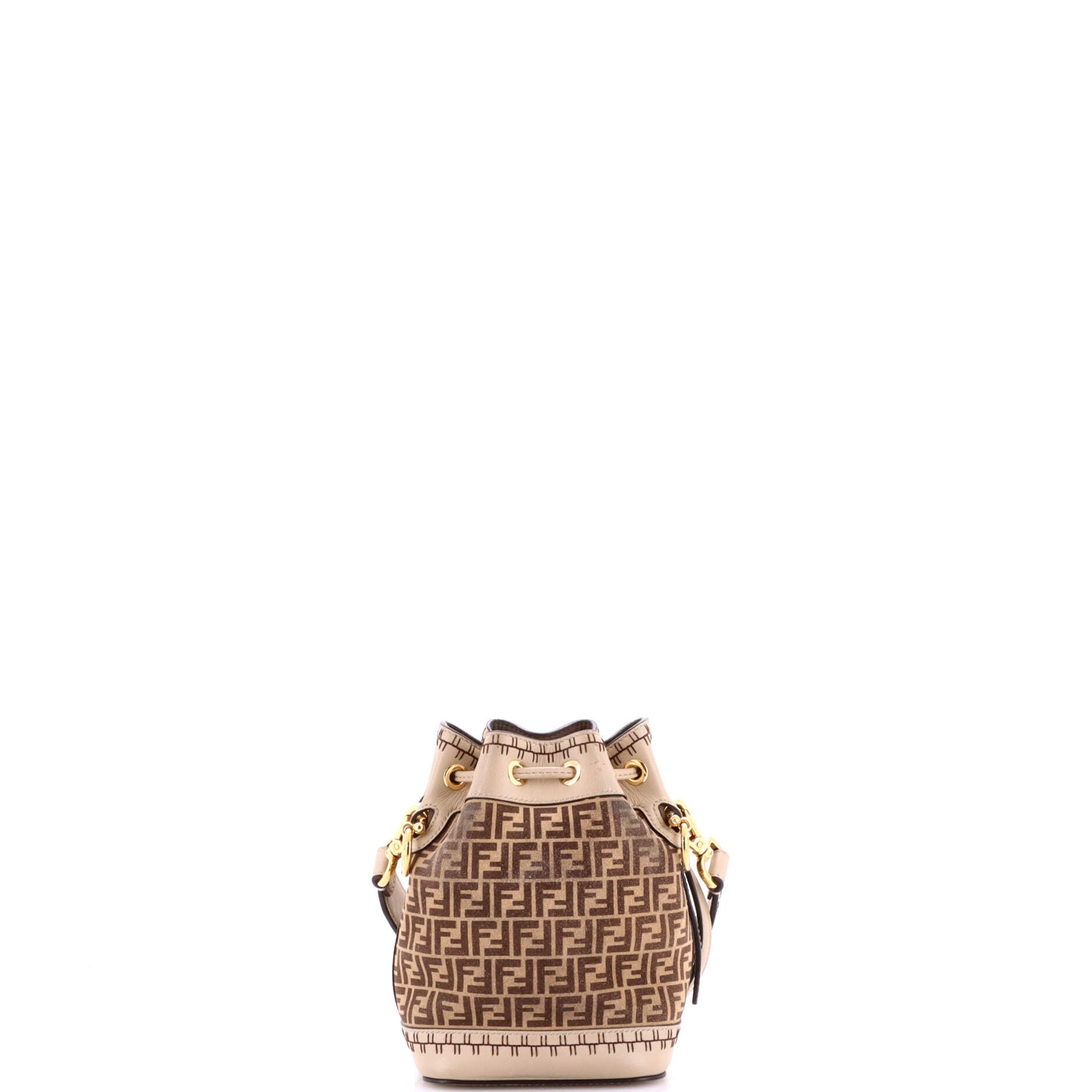 Mon Tresor Bucket Bag Zucca Suede Mini