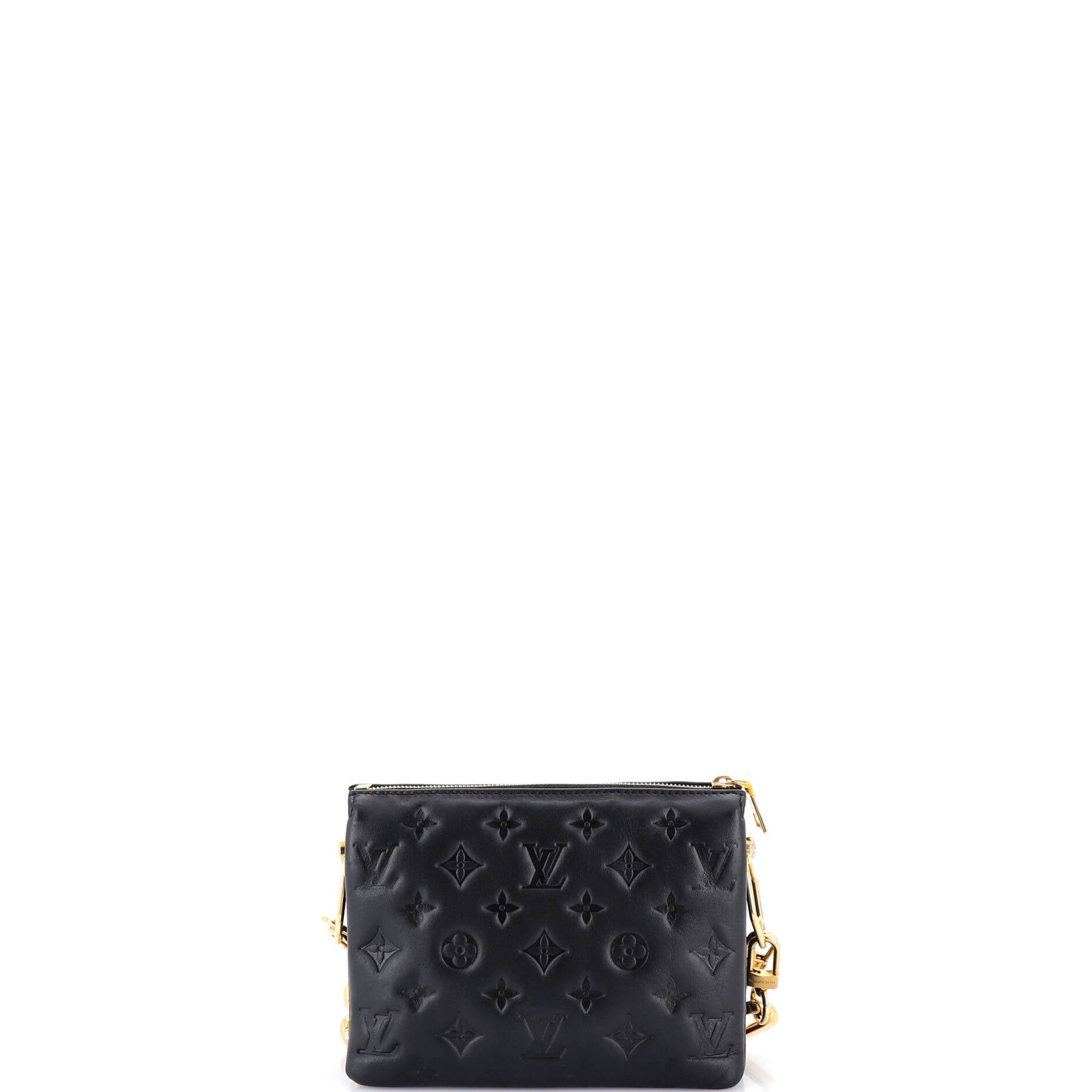 Coussin Bag Monogram Embossed Lambskin BB