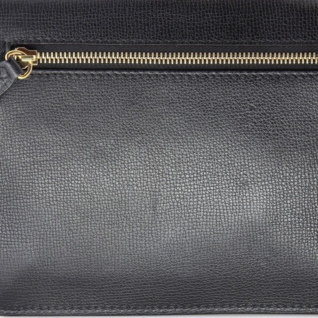 Macken Crossbody Bag Leather and House Check Canvas Small
