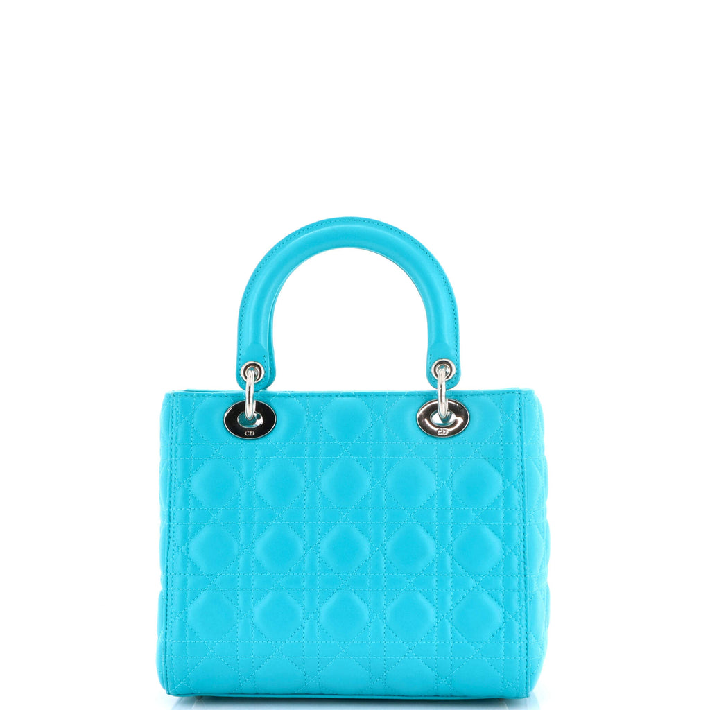 Lady Dior Bag Cannage Quilt Lambskin Medium