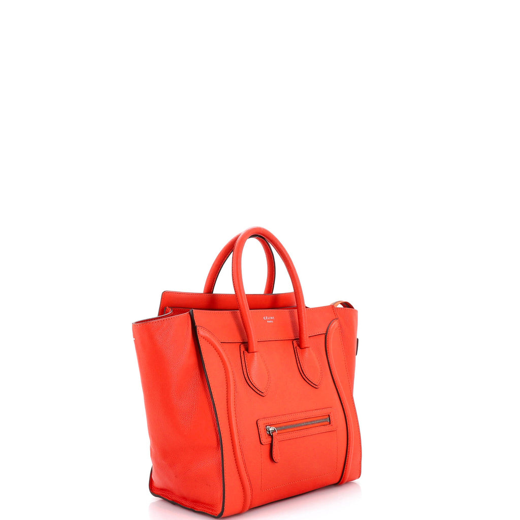 Luggage Bag Grainy Leather Mini
