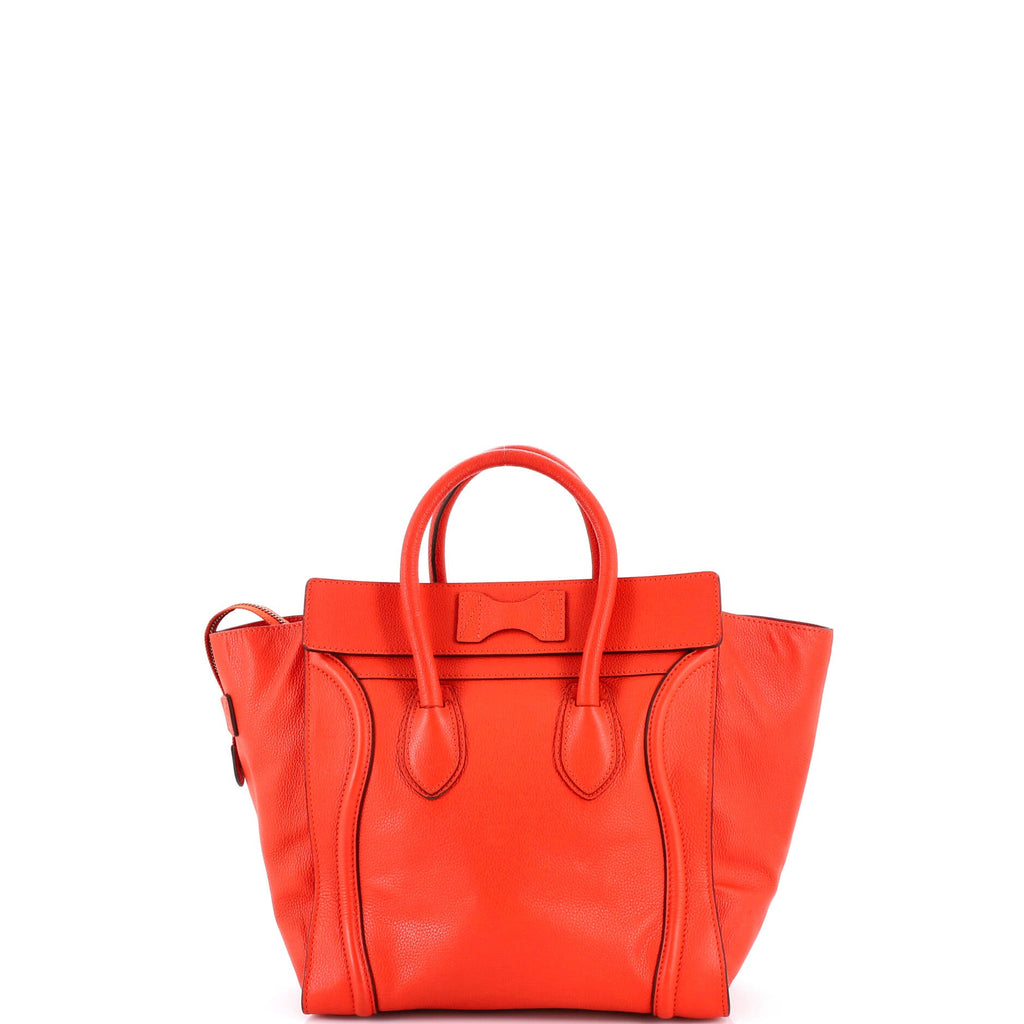 Luggage Bag Grainy Leather Mini