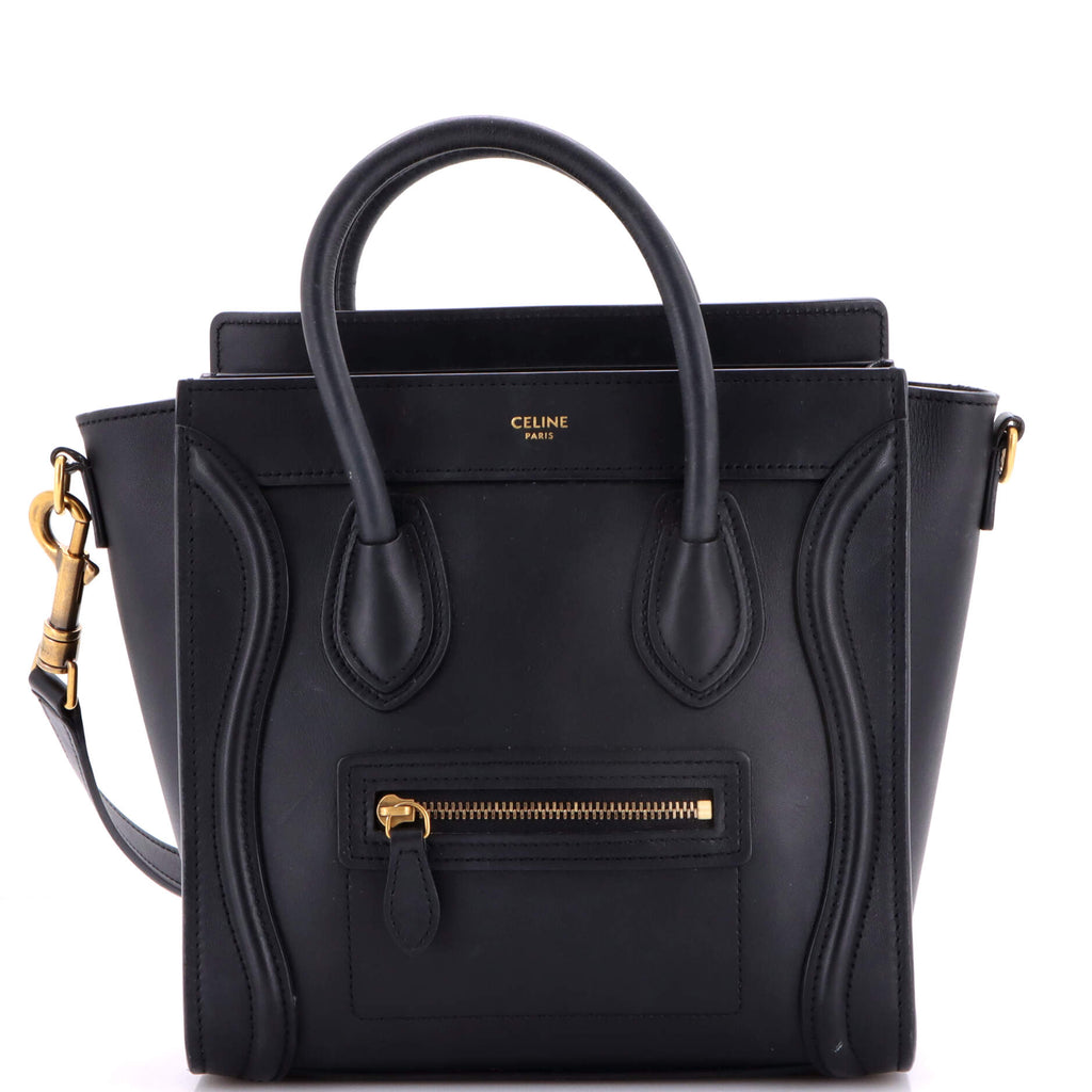 Luggage Bag Smooth Leather Nano