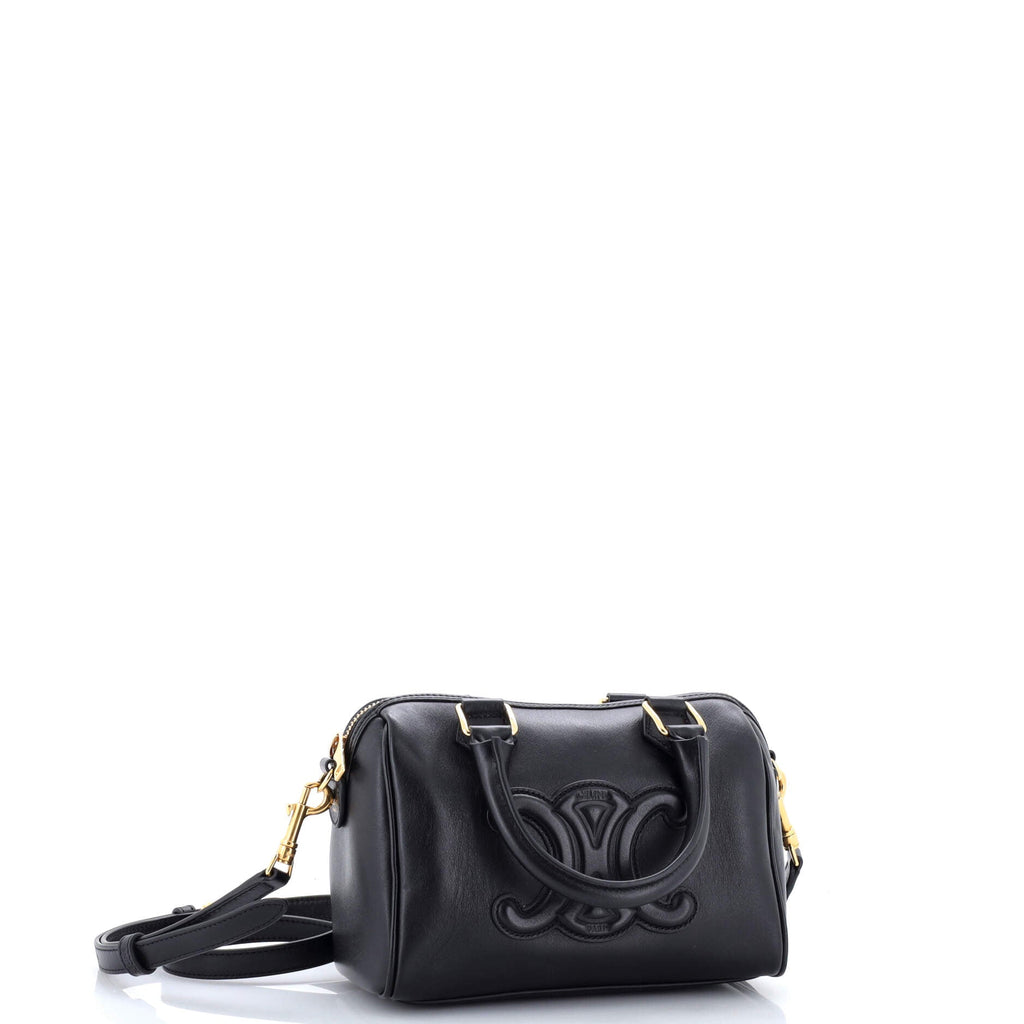 Cuir Triomphe Boston Bag Leather Small