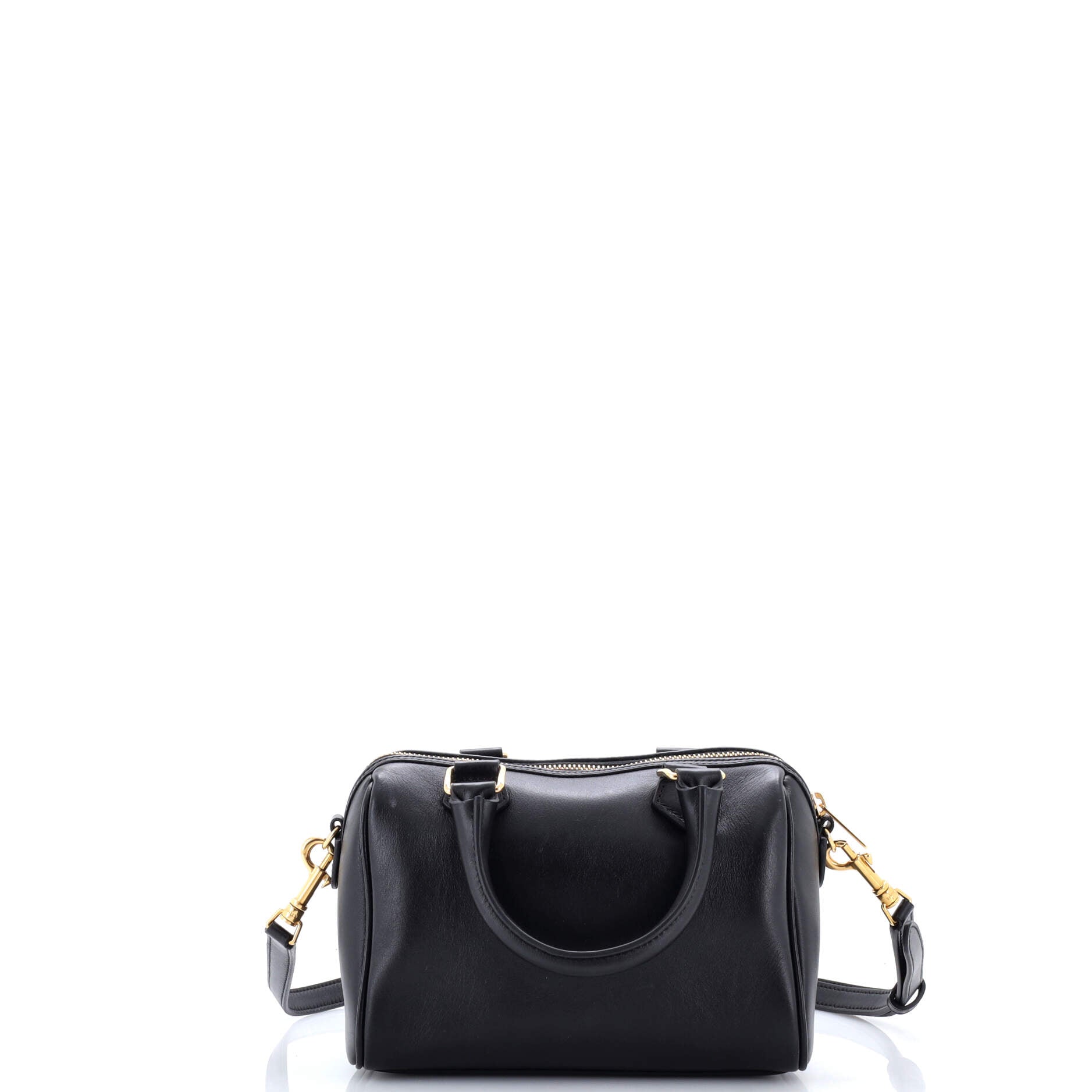 Cuir Triomphe Boston Bag Leather Small