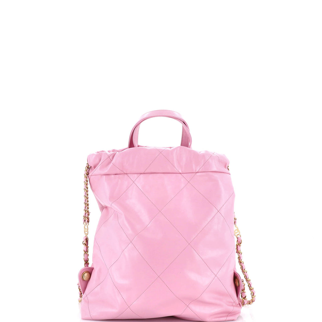 22 Chain Backpack Quilted Calfskin Medium