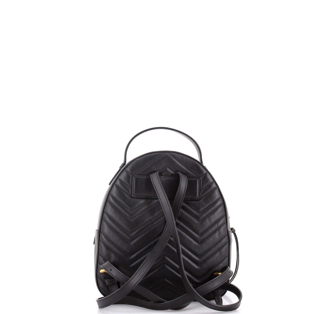 GG Marmont Backpack Matelasse Leather Small